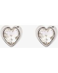 Ted Baker - Han Tone Crystal Heart Stud Earrings Tbj1654-01-02 - Lyst