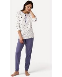 DAMART - Thermal Print Pyjamas - Lyst
