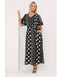 Star by Julien MacDonald - Polka Dot Maxi Dress - Lyst