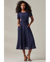 Jolie Moi - Ayla Plain Mesh Maxi Dress - Lyst