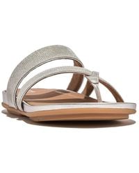 Fitflop - Gracie Shimmerlux Strappy Toe Post Sandals - Lyst