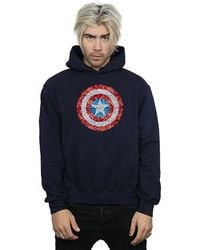 Marvel - Captain America Pixelated Shield Hoodie - Lyst