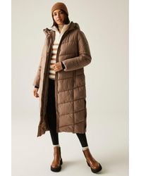 Regatta - Eloria Longline Hooded Insulating Quilted Jacket - Lyst