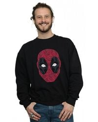 Marvel - Deadpool Head Of Roses Sweatshirt - Lyst
