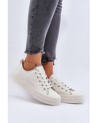 Love Lace - Big Star Platform Textile Sneakers With Comfortable Insole - Lyst