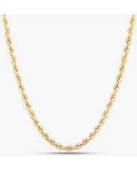 T.H.Baker - 9Ct 20 Inch Rope Chain 1.12.0175 - Lyst