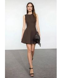 WOVCOR - Sleeveless Panelled A-Line Mini Dress W/ Contour Fit - Lyst