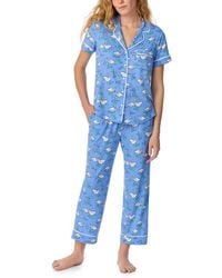 Kate Spade - Short Sleeve Cropped Pj Set - Lyst