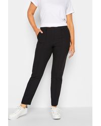 M&CO. - Black Tapered Trousers - Lyst