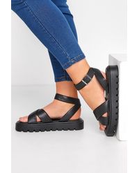 Yours - Extra Wide Fit Chunky Sandals - Lyst