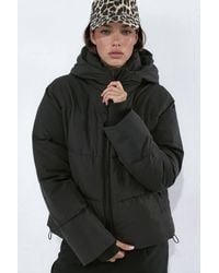Hiccup - Basic Hooded Puffer Jacket - Lyst