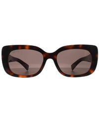 Gucci - Rectangle Havana Gg1979Sk - Lyst