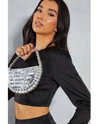 MissPap - Circular Sequin Diamante Grab Bag - Lyst