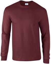 Gildan - Ultra Cotton Long-Sleeved T-Shirt - Lyst