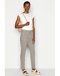 MAINE - Geo Print Soft Tapered Trouser - Lyst