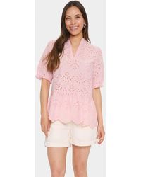 Saint Tropez - Geleksa V-Neck Blouse - Lyst