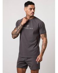 Gym King - Pro Logo Muscle Fit T-Shirt Graphite - Lyst