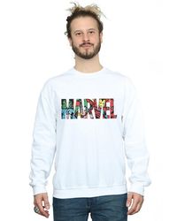 Marvel Comics - Infill Logo Sweatshirt - Lyst
