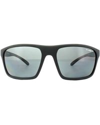 Arnette - Wrap Matt Black Grey Polarized Sunglasses - Lyst
