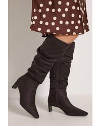 Yours - Ruched Kitten Heel - Lyst