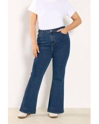 Yours - Flare Stretch Jeans - Lyst