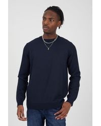 Brave Soul - Crew Neck Jaquard Knit Jumper - Lyst