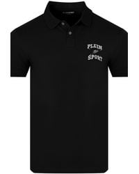 Philipp Plein - Short Sleeve Button Closure Polo Shirt - Lyst