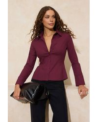 WOVCOR - Waist-Fitted Cotton Woven Shirt - Lyst