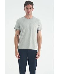 TOMMY LIFE - Cotton Elastane Crew Neck T-Shirt - Lyst