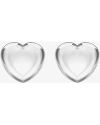 T.H.Baker - Sterling 5Mm Heart Stud Earrings 8.55.5619 - Lyst