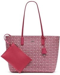DKNY - Saige Top Zip Tote Bag - Lyst