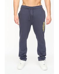 Crosshatch - Kensby Straight Leg Joggers With Puff Print Branding - Lyst