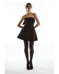 Shnoo - Bandeau Bow Mini-Dress - Lyst