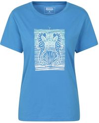 Mountain Warehouse - 'Seahorse' Soft Lightweight Casual Short Sleeve Relaxed Fit T-Shirt - Lyst