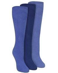 Sock Snob - 3 Pack Knee High 100% Cotton Soft Breathable Socks - Lyst