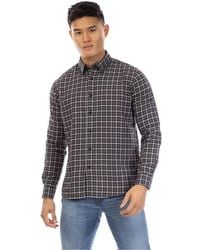 Peter Werth - Kiplin Plaid Long-Sleeved Button-Down Shirt - Lyst
