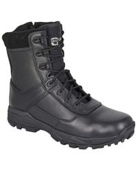 Grafters - Tiger Leather Combat Boots - Lyst