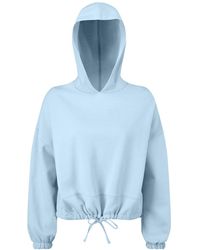 Tridri - Cropped Oversize Hoodie - Lyst