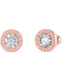 Guess - Color My Day Stainless Steel Earrings - Ube02244rg - Lyst