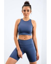TOMMY LIFE - Sleeveless Crew Neck Active Set With Cycling Shorts - Lyst