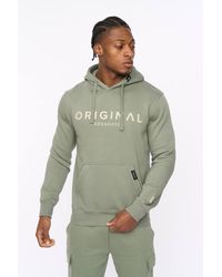Crosshatch - Bardon Hoodie With High Build Graphics - Lyst