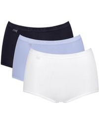 Sloggi - Basic+ Maxi 3 Pack Briefs - Lyst