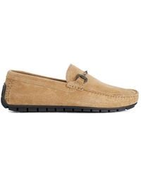 Dune - 'Brackon' Suede Slip-On Shoes - Lyst