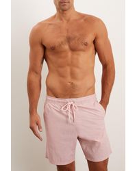 Burton - Pink Plain Crinkle Swim Short - Lyst