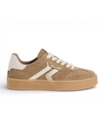 TruClothing - Leather Stripes Trainers Sneaker Shoes - Lyst
