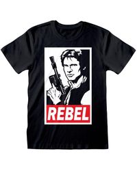 Star Wars - Rebel Han Solo T-shirt - Lyst