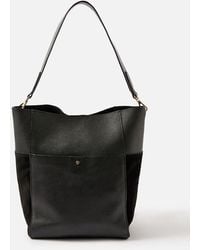 Accessorize - Leather Shoulder Bag - Lyst