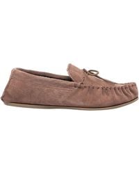 Mokkers - Bruce Real Suede Moccasin Slippers - Lyst