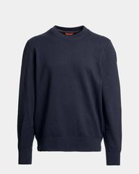 Parajumpers - Long Sleeve Crew Neck Logo Detail Jumper - Lyst