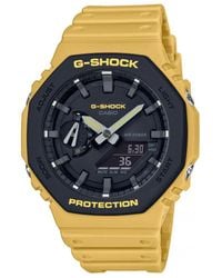 G-Shock - G-shock Plastic/resin Classic Combination Watch - Ga-2110su-9aer - Lyst